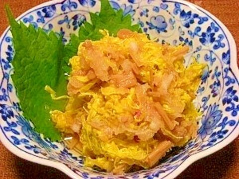 菊のなめ茸おろし和え